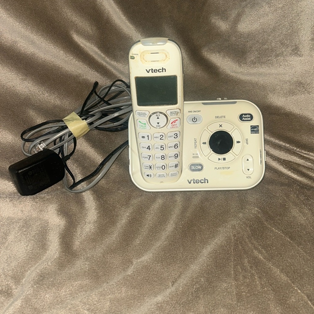 VTech Audio Assist Cordless Phone w/ Answering System Machine & Caller ID